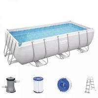 Bestway 56441 BW Каркасный бассейн Power Steel 404х201х100см, 6478л, фил.-насос 2006л/ч, лестница, попл.-дозатор Bestway 56441 BW Каркасный бассейн Power Steel 404х201х100см, 6478л, фил.-насос 2006л/ч, лестница, попл.-дозатор